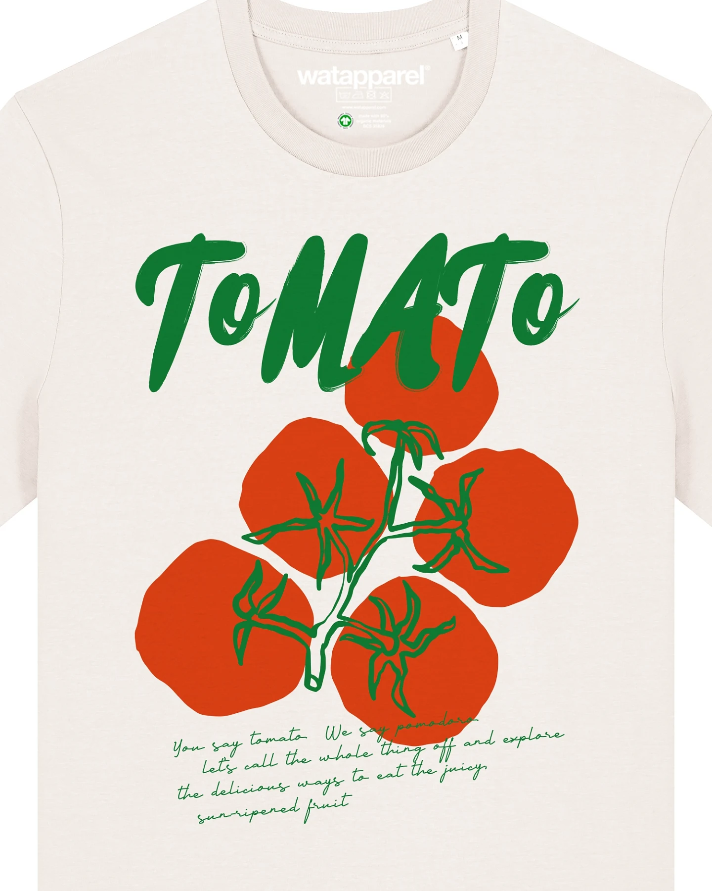Watapparel T-Shirt Tomato – Ansicht 3