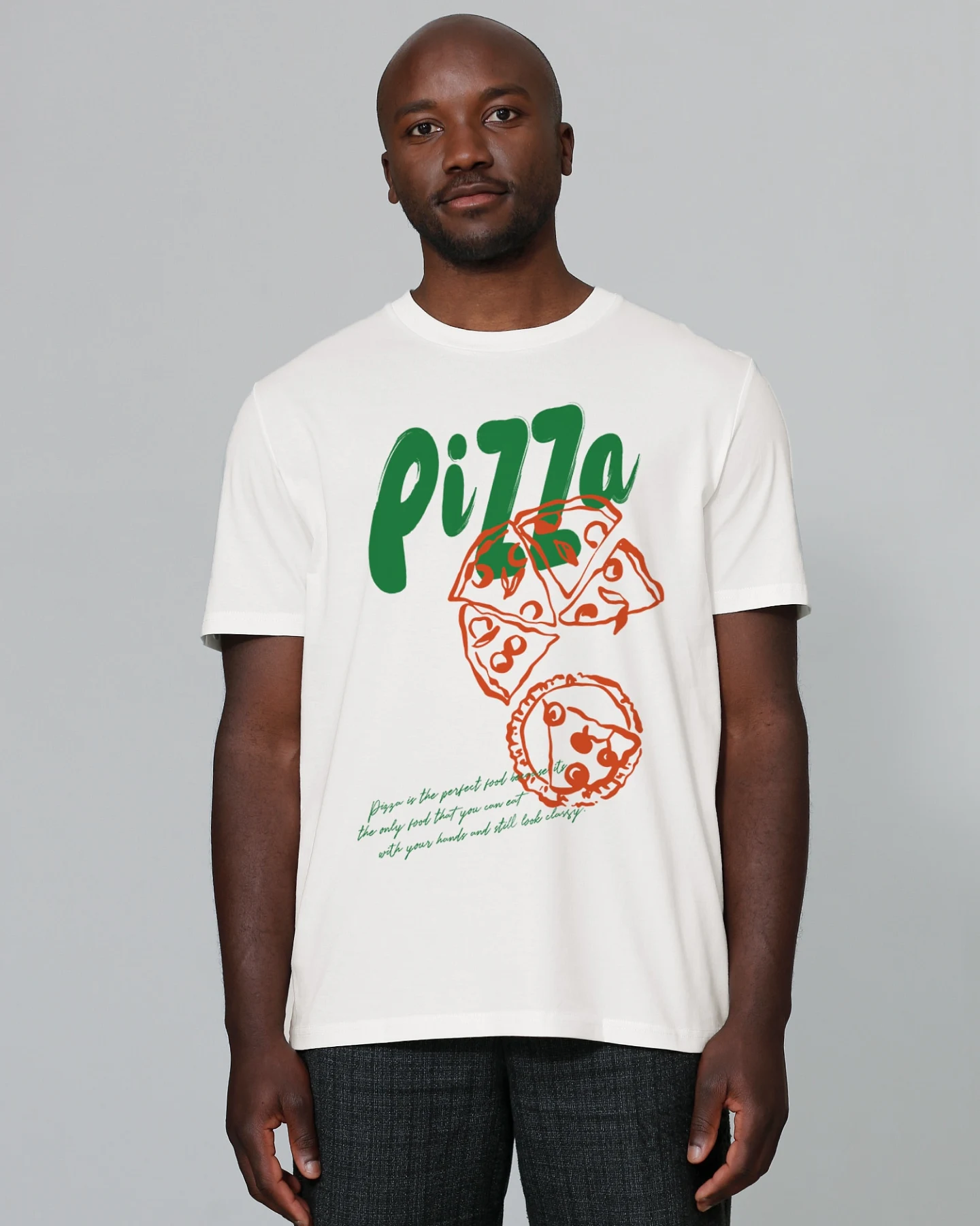 Watapparel T-Shirt Pizza – Ansicht 2