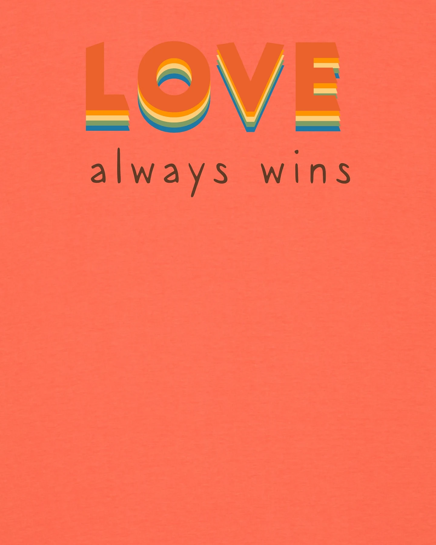 Watapparel Shirt Love always wins – Ansicht 3