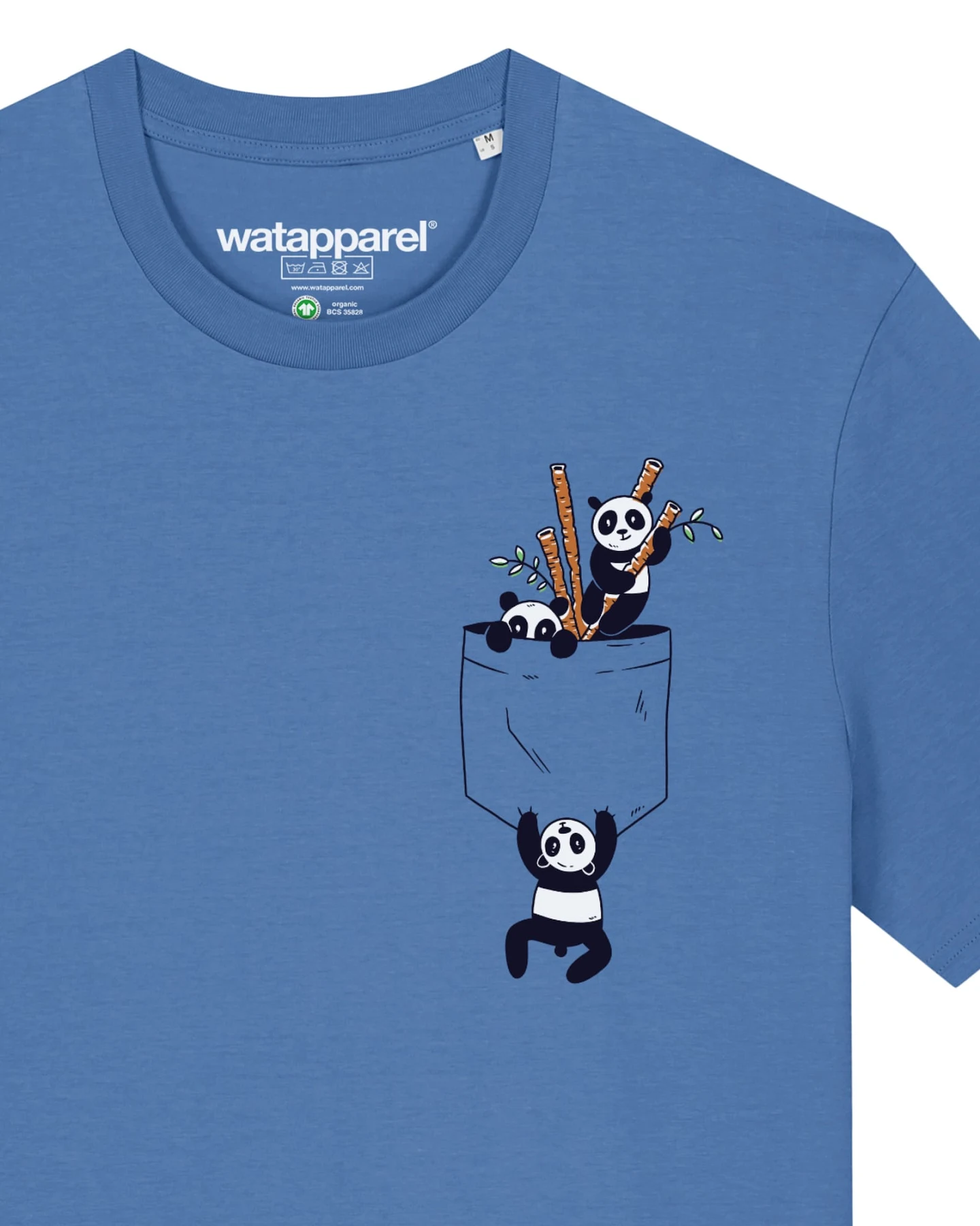 Watapparel T-Shirt Pocket Pandas – Ansicht 3