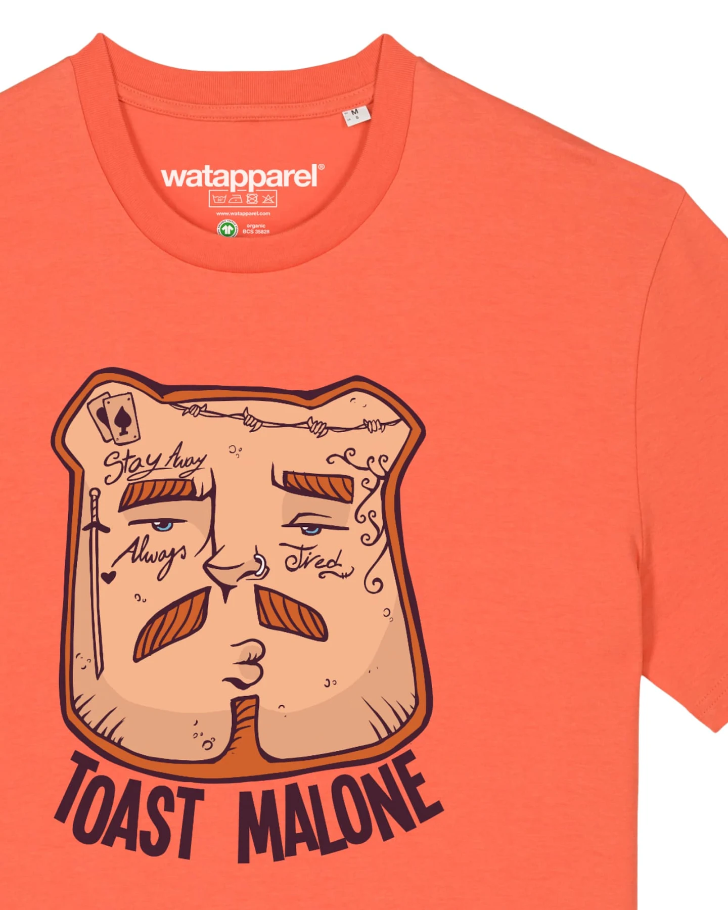 Watapparel T-Shirt Toast Malone – Ansicht 3