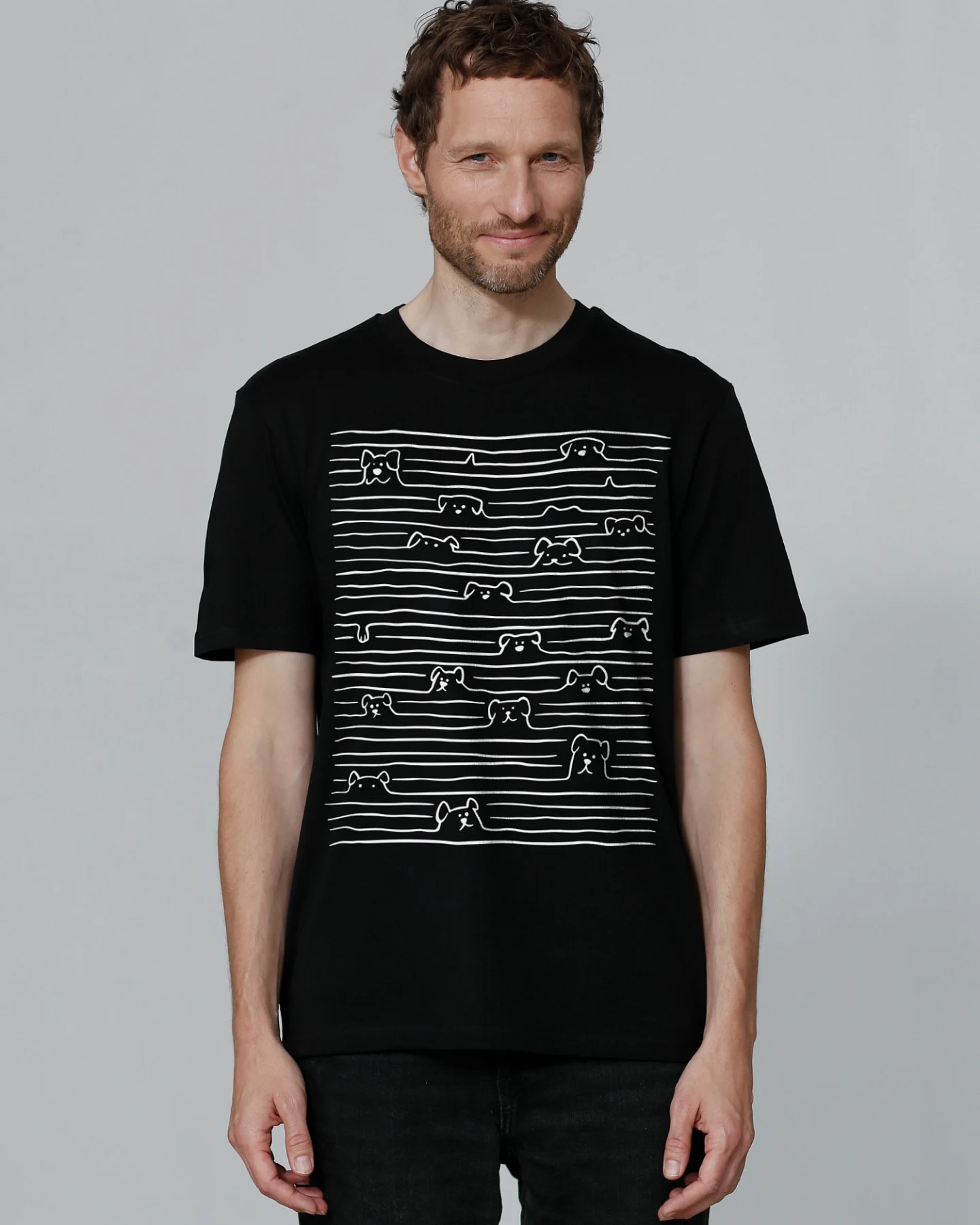 Watapparel T-Shirt Doodle Dogs – Ansicht 2