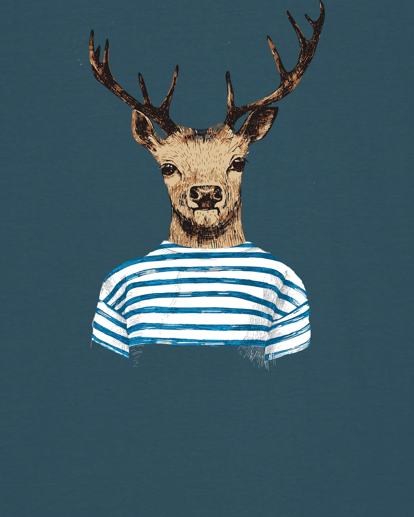 Watapparel Shirt Hirsch – Ansicht 3