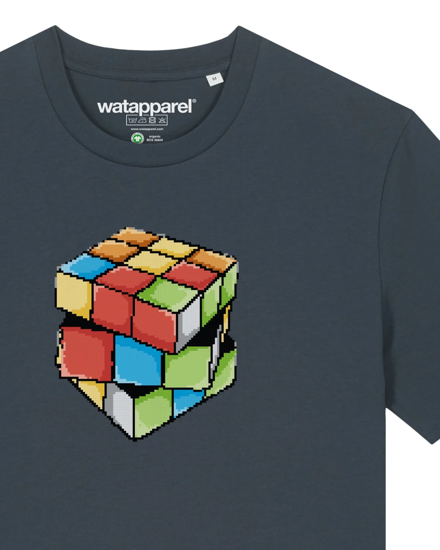 Watapparel Shirt Pixel Zauberwürfel – Ansicht 3
