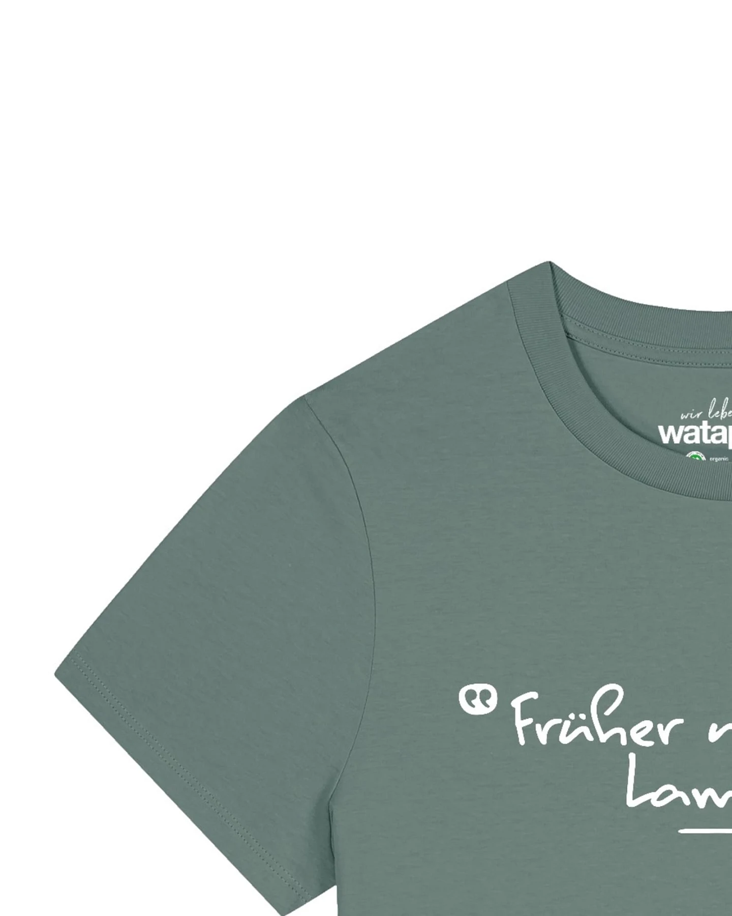Watapparel T-Shirt Früher War Mehr Lametta – Ansicht 3