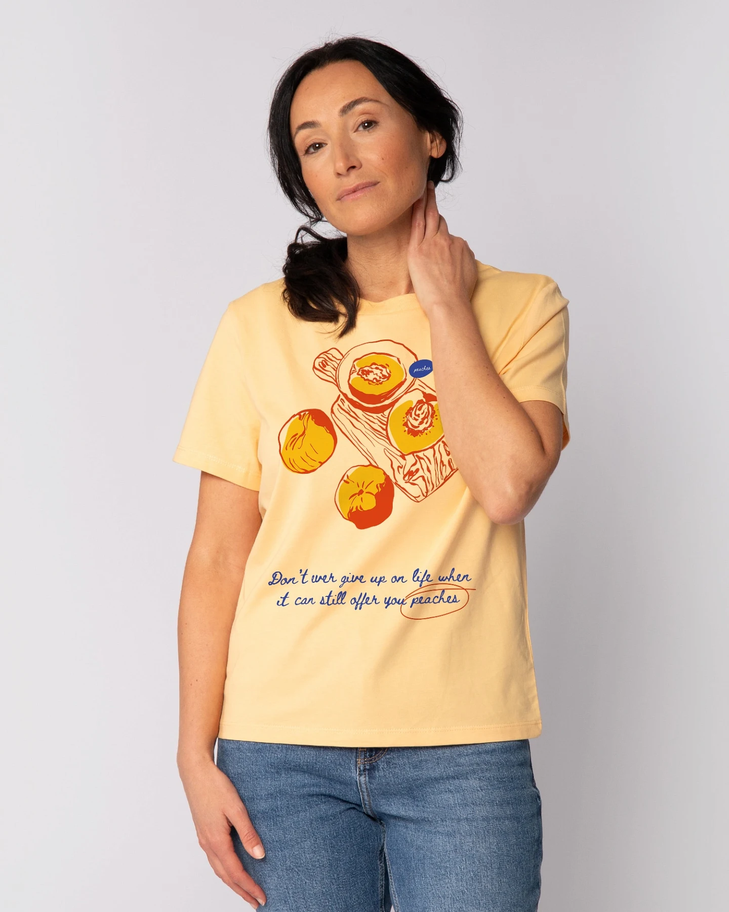 Watapparel T-Shirt Peaches – Ansicht 2