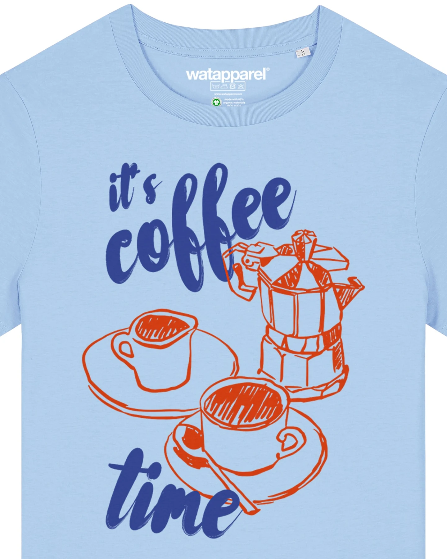 Watapparel T-Shirt Its Coffee Time – Ansicht 3