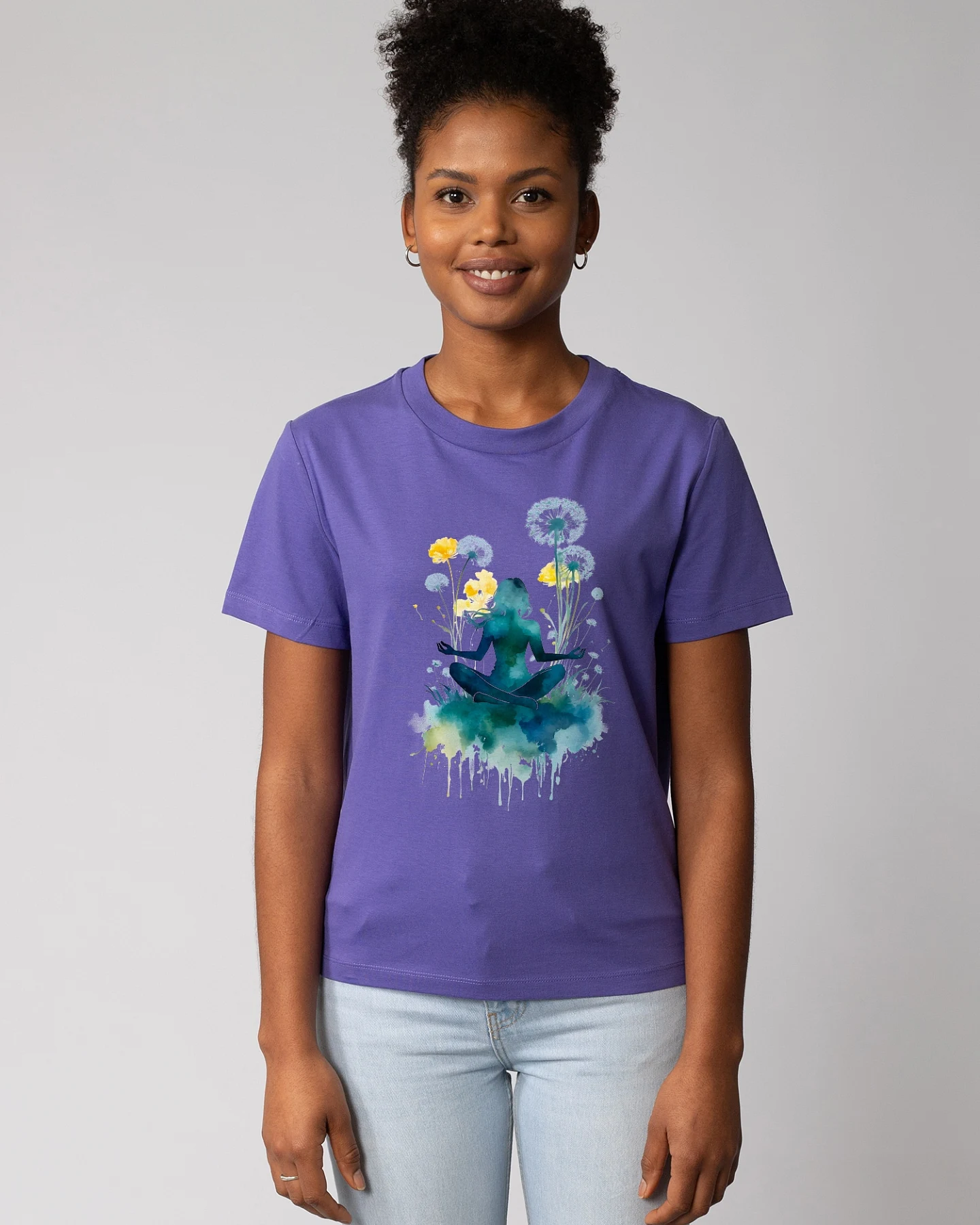 Watapparel T-Shirt Yoga & Meditation – Ansicht 2