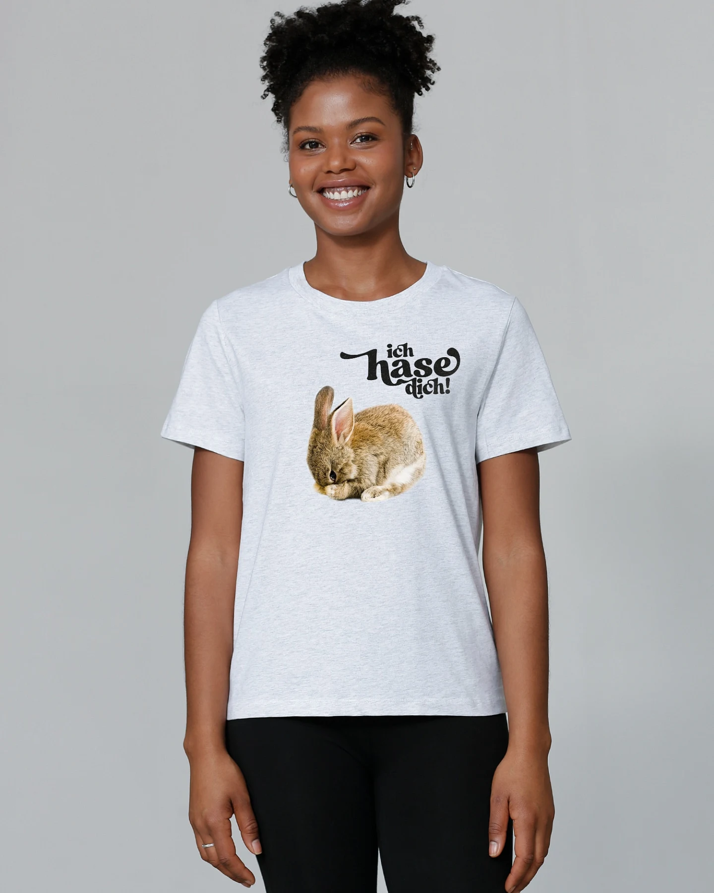 Watapparel T-Shirt Ich hase dich! – Ansicht 2