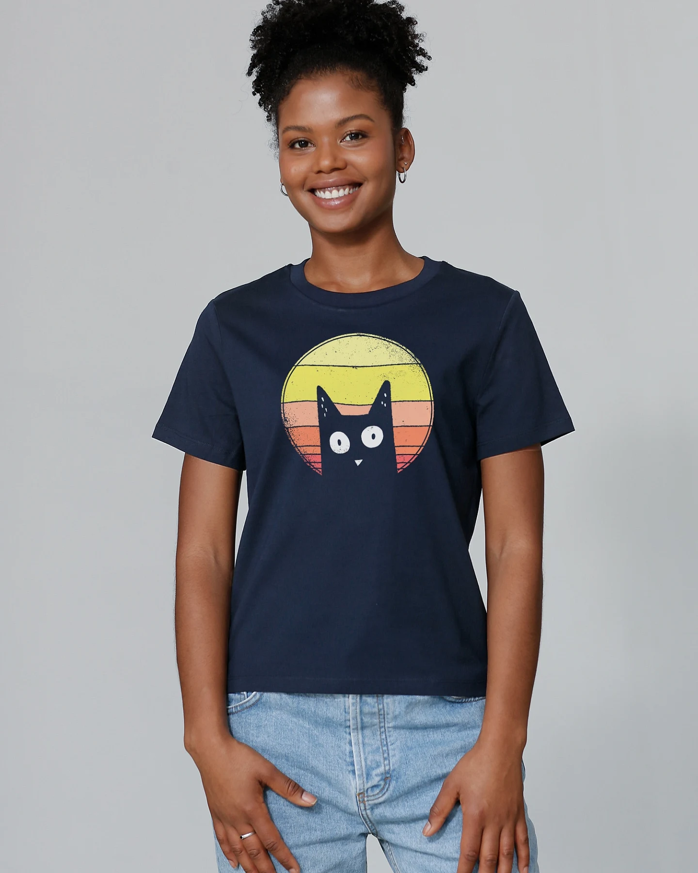 Watapparel T-Shirt Sunset Cat – Ansicht 2