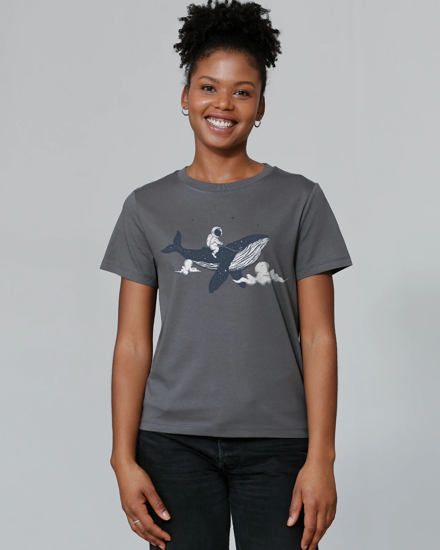 Watapparel T-Shirt Spacewhale – Ansicht 2