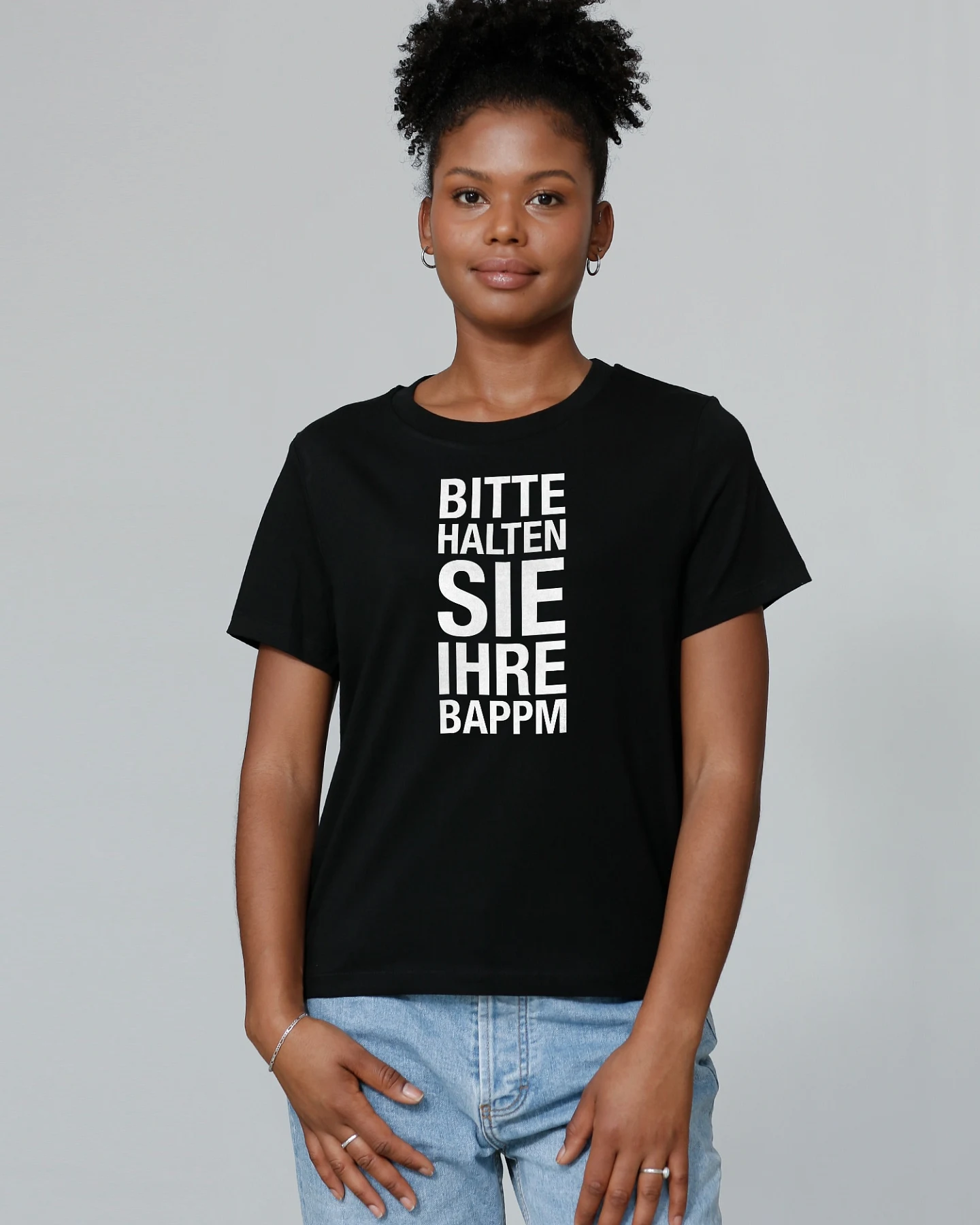 Watapparel Shirt Bitte Halten Sie Ihre Bappm – Ansicht 2