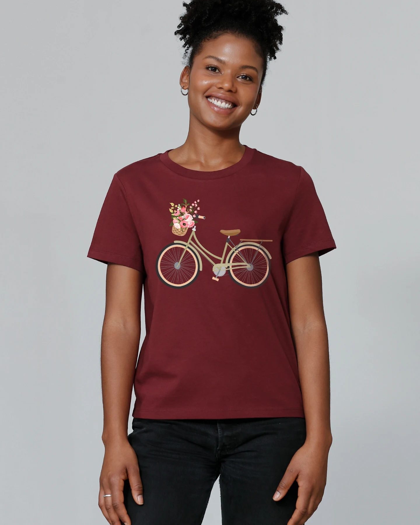 Watapparel T-Shirt Damenfahrrad – Ansicht 2
