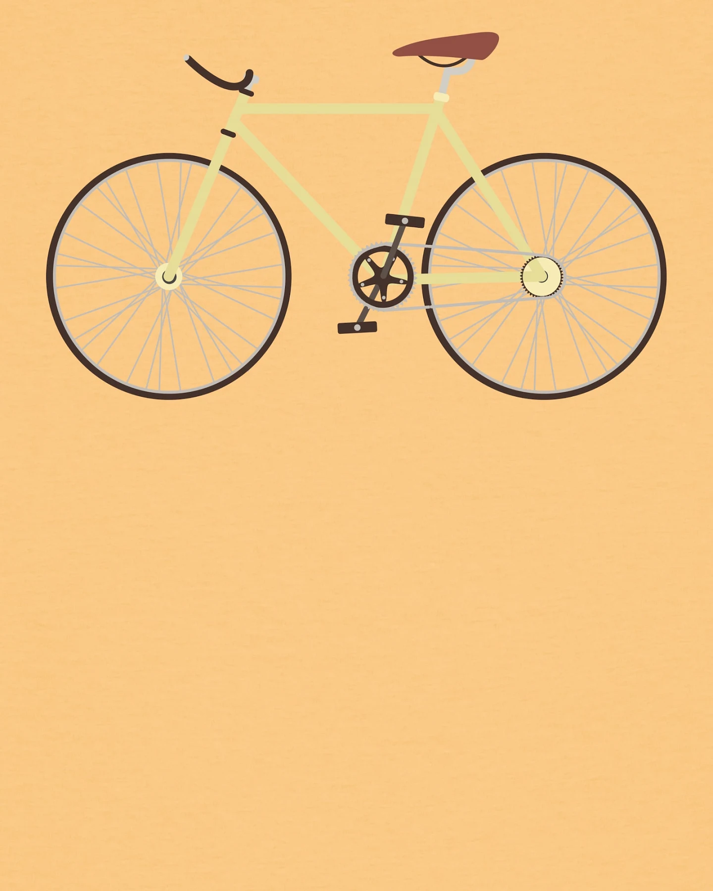 Watapparel T-Shirt Yellow Bike – Ansicht 3