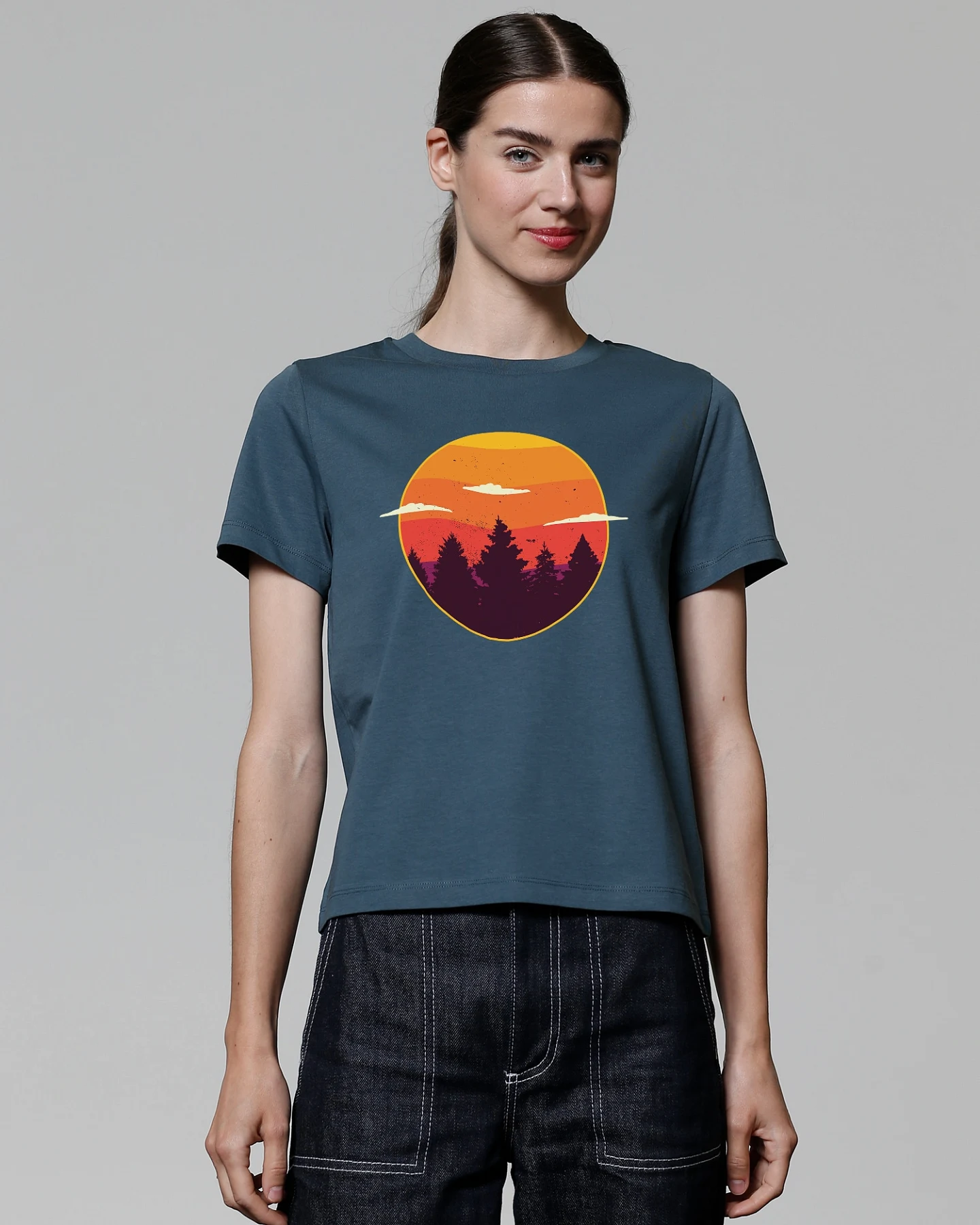 Watapparel T-Shirt Sunset forest – Ansicht 2