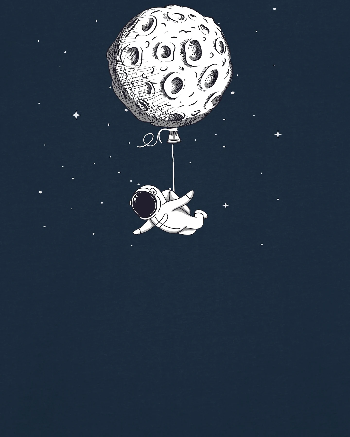 Watapparel Shirt Funny Spaceman – Ansicht 3