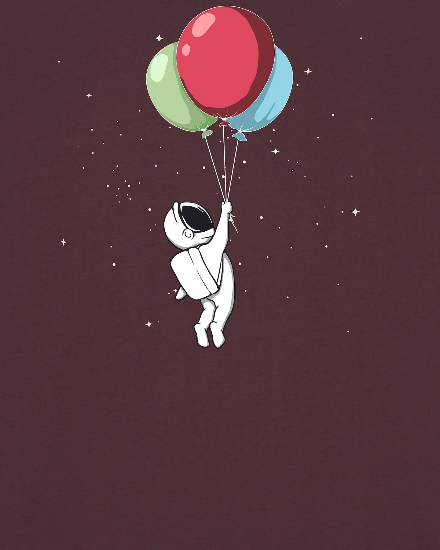 Watapparel Shirt Little Balloon Astronaut – Ansicht 3