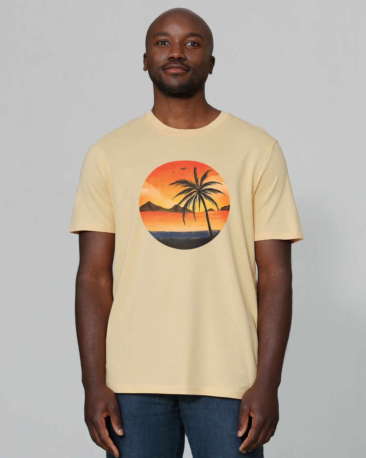 Watapparel T-Shirt Sunset on palm beach – Ansicht 2