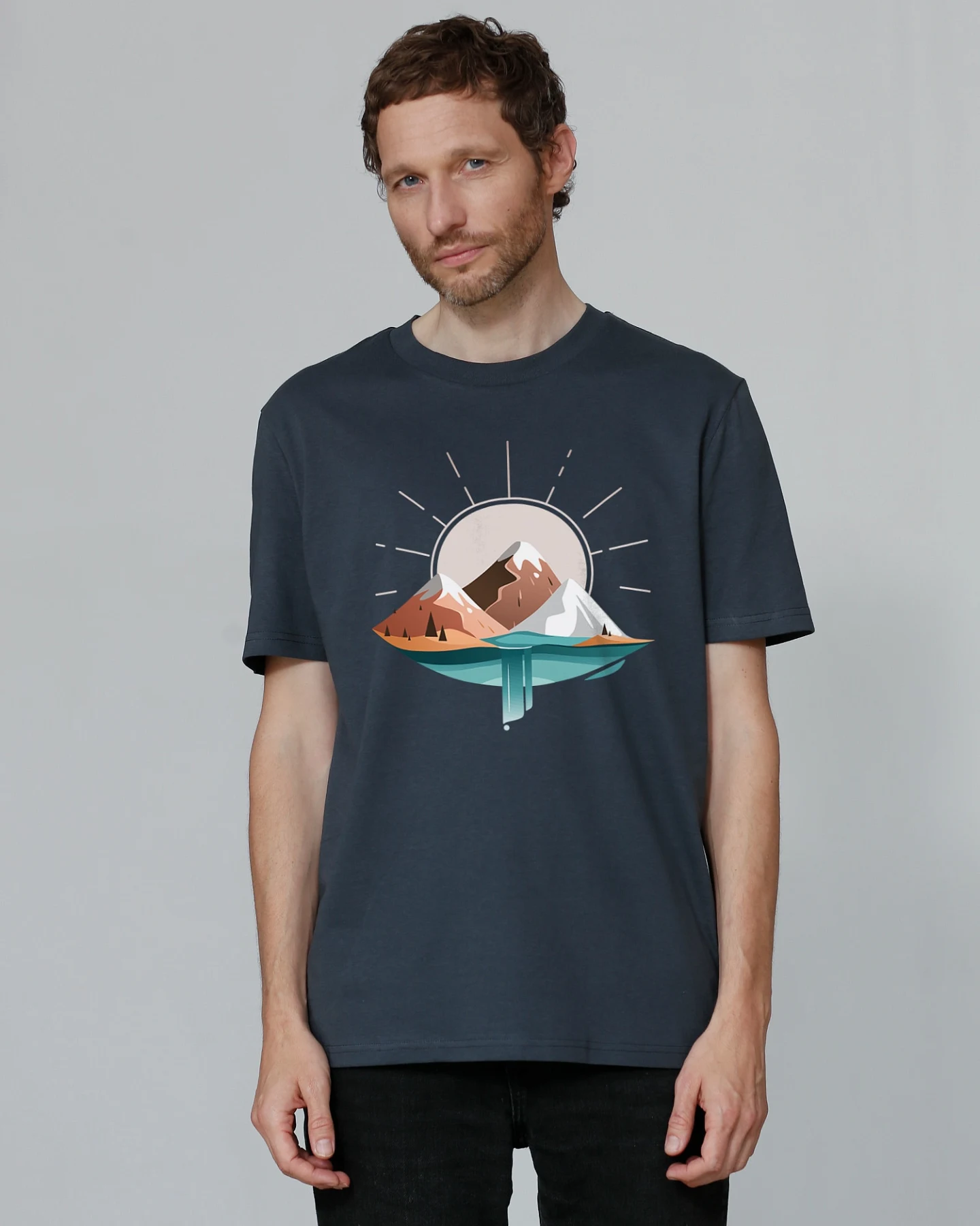 Watapparel T-Shirt Sunrise & Lake – Ansicht 2