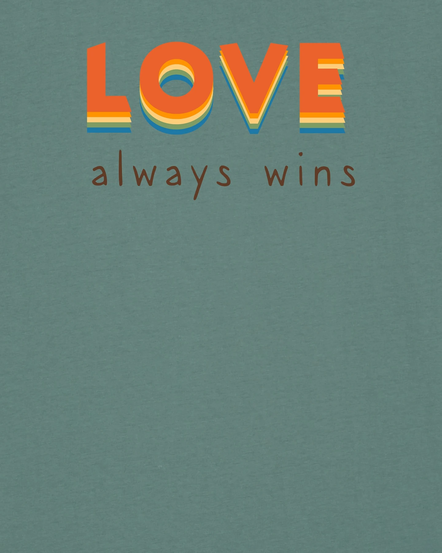 Watapparel Shirt Love always wins – Ansicht 3