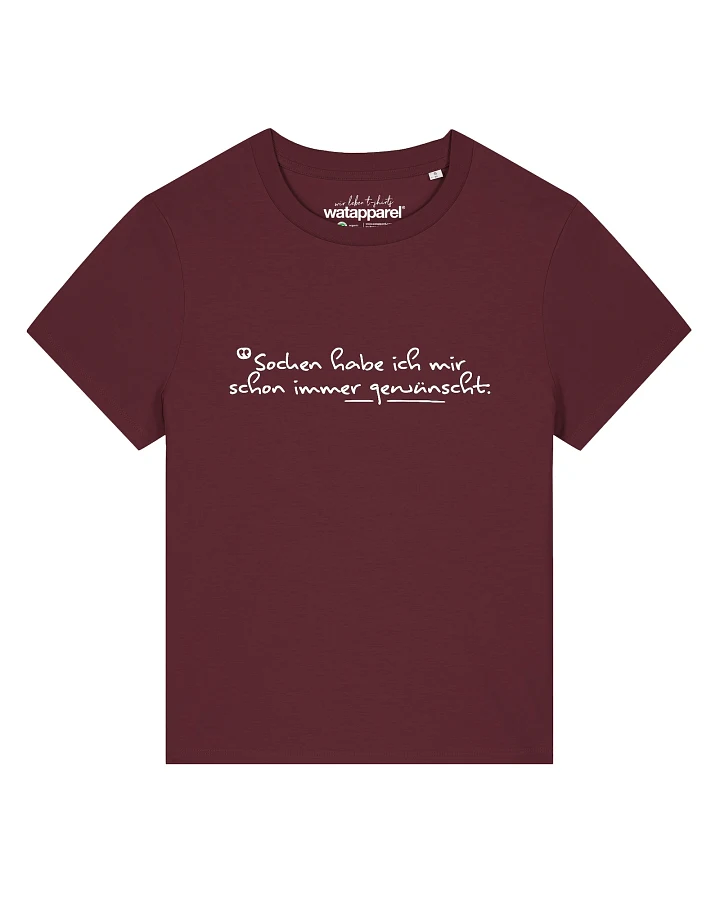 Watapparel T-Shirt Socken Habe Ich Mir Schon Immer Gewünscht