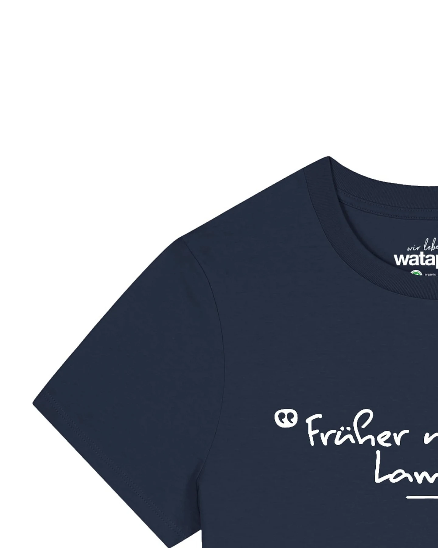 Watapparel T-Shirt Früher War Mehr Lametta – Ansicht 3