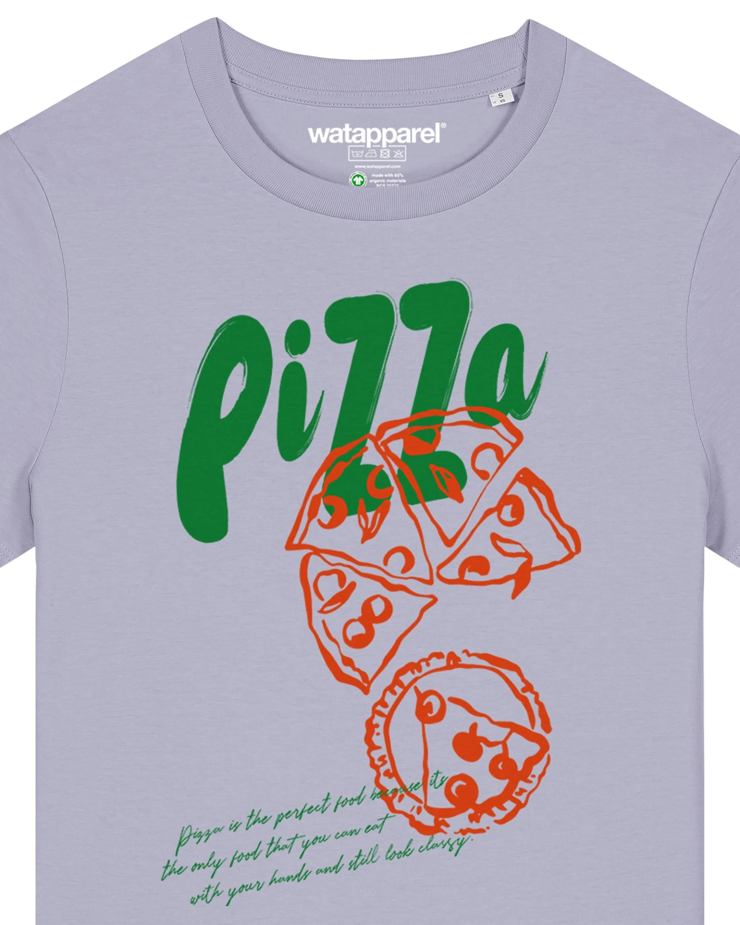 Watapparel T-Shirt Pizza – Ansicht 3