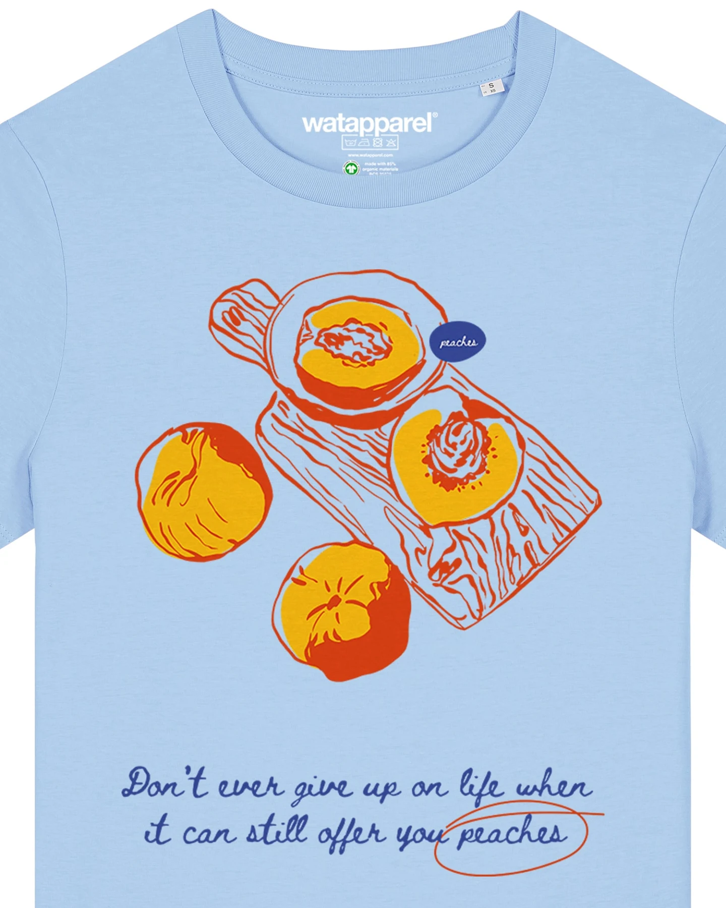 Watapparel T-Shirt Peaches – Ansicht 3