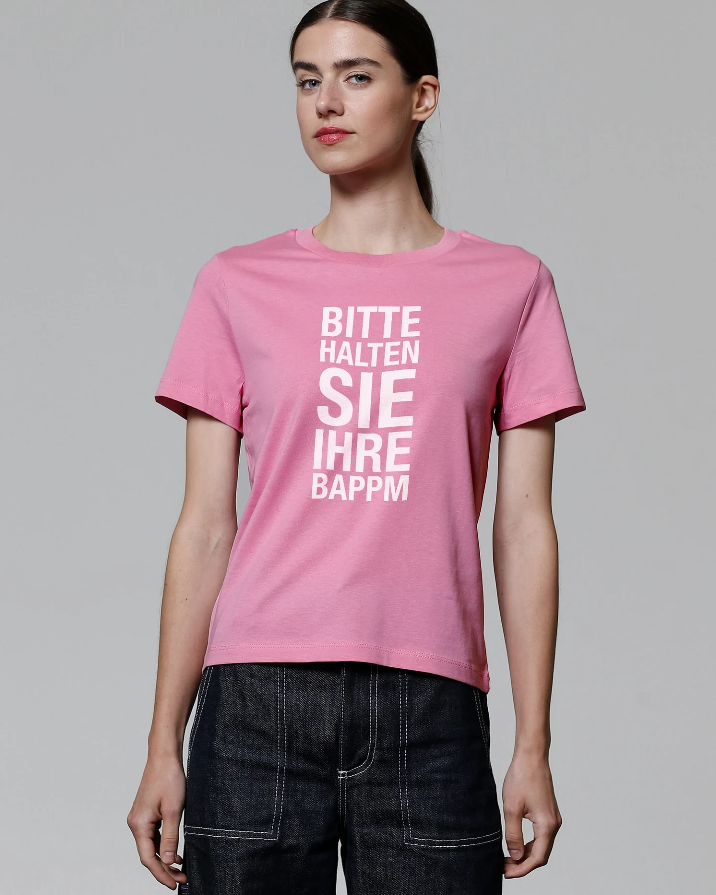 Watapparel Shirt Bitte Halten Sie Ihre Bappm – Ansicht 2