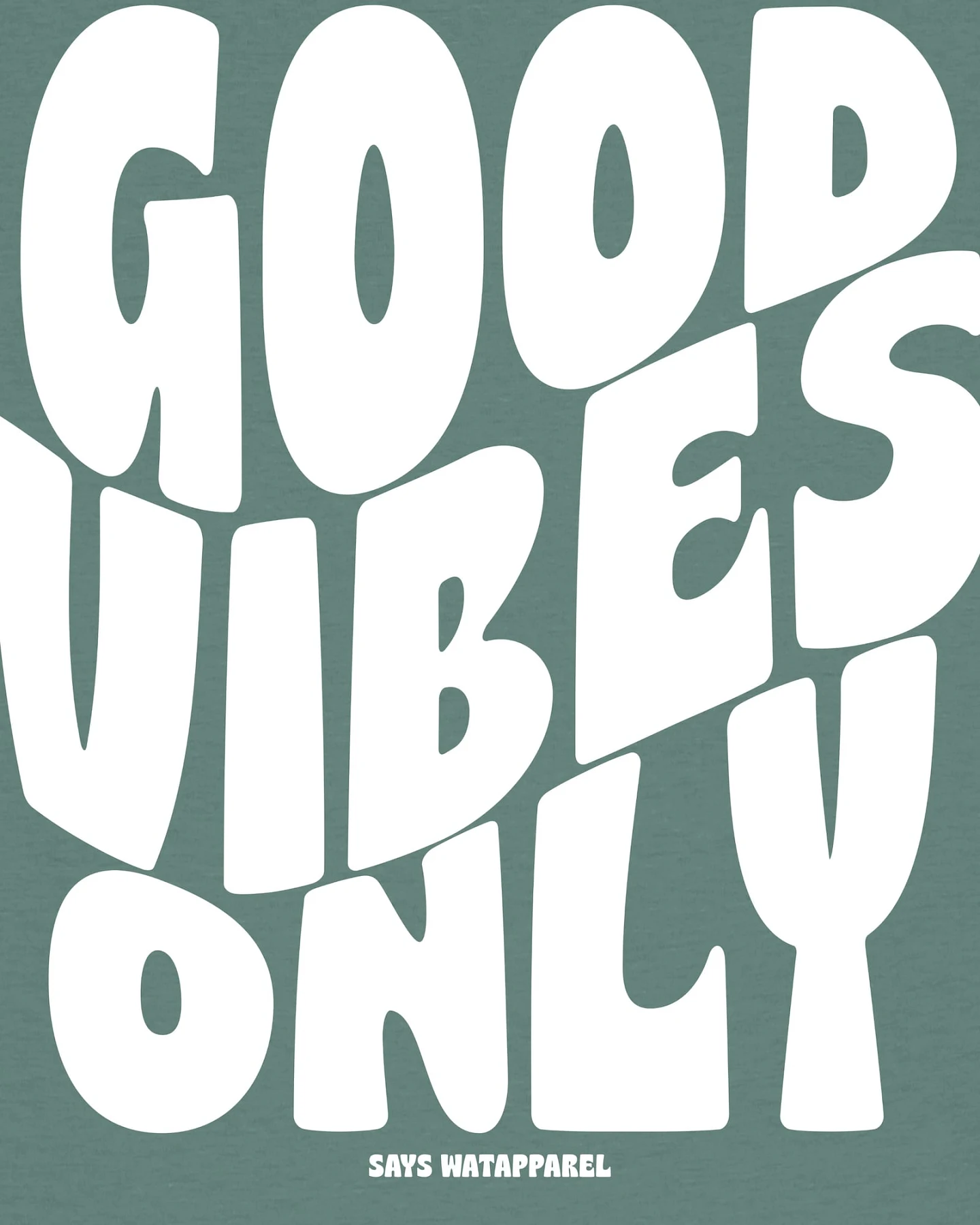 Watapparel Shirt Good vibes only – Ansicht 3