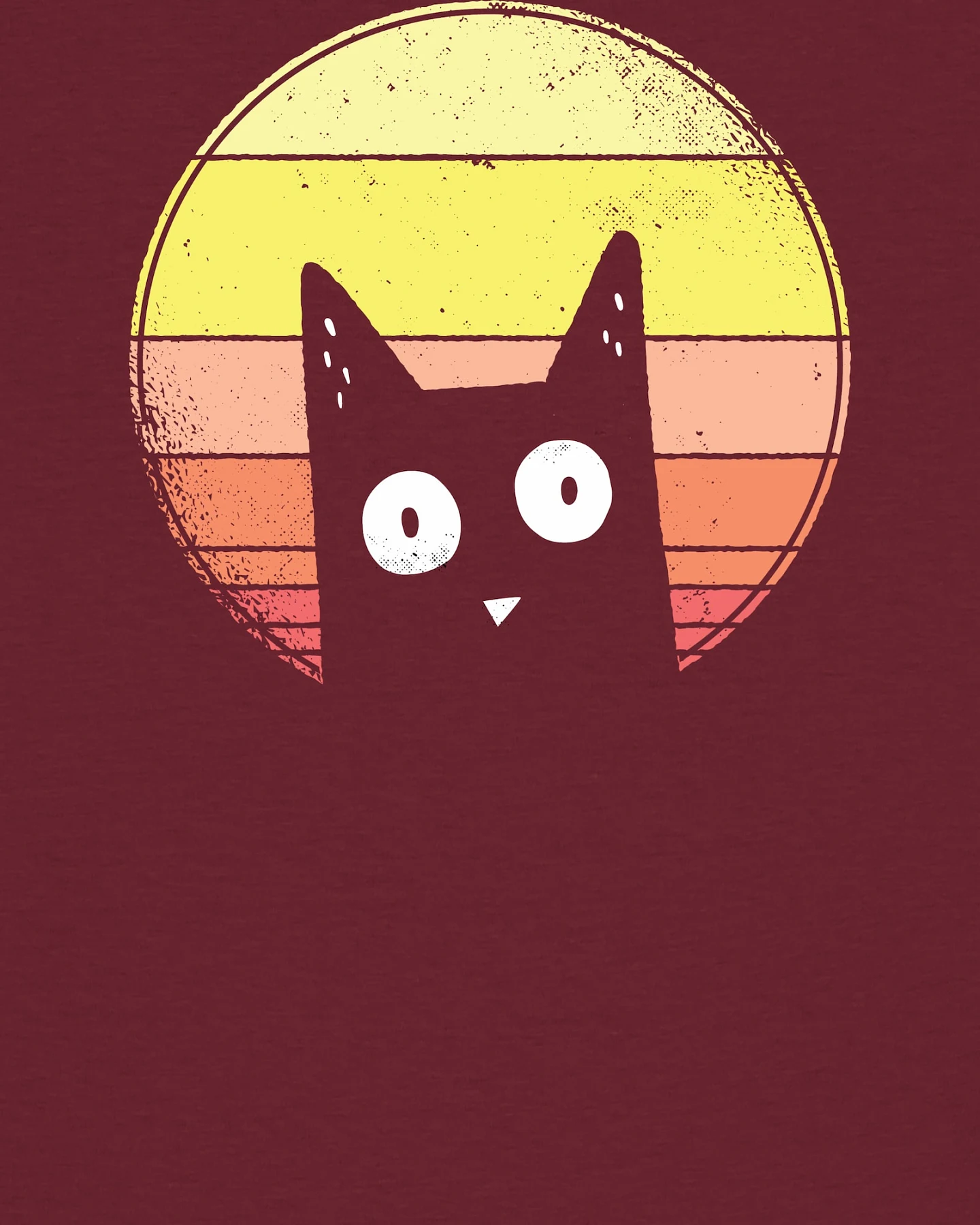 Watapparel T-Shirt Sunset Cat – Ansicht 3