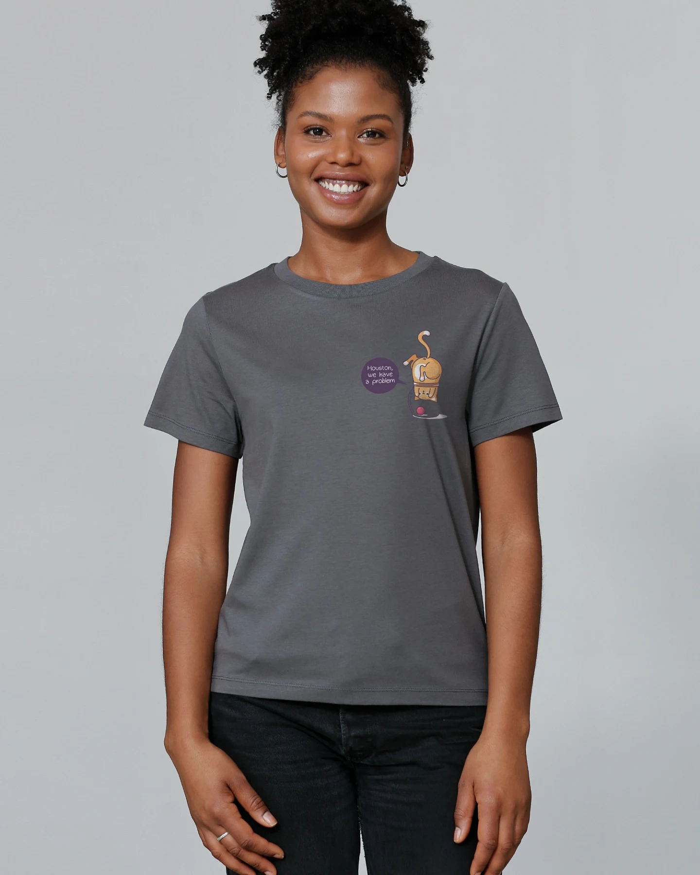 Watapparel T-Shirt Funny Cat – Ansicht 2