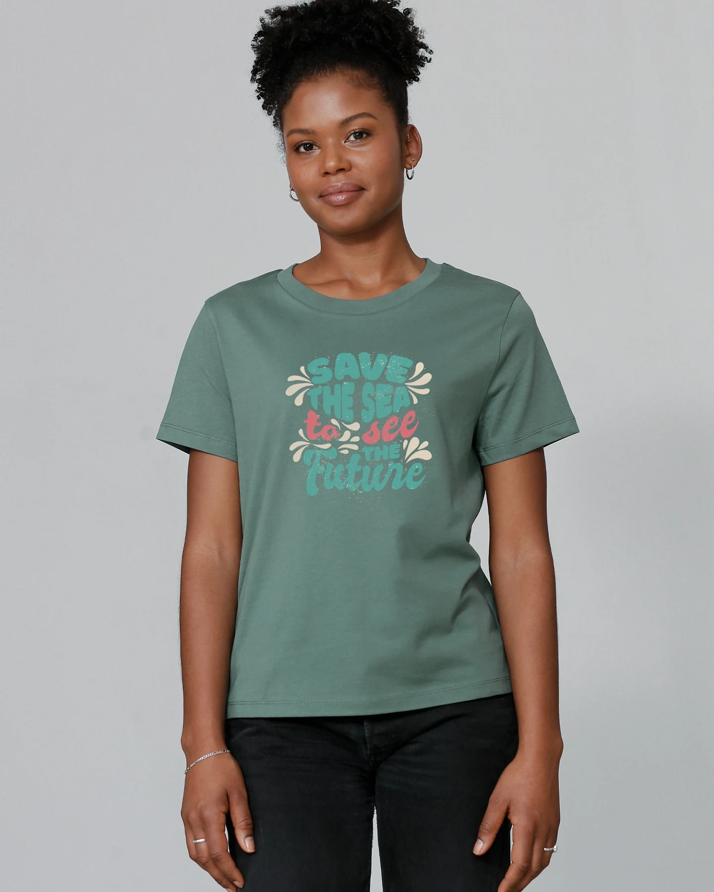 Watapparel T-Shirt Save the sea – Ansicht 2