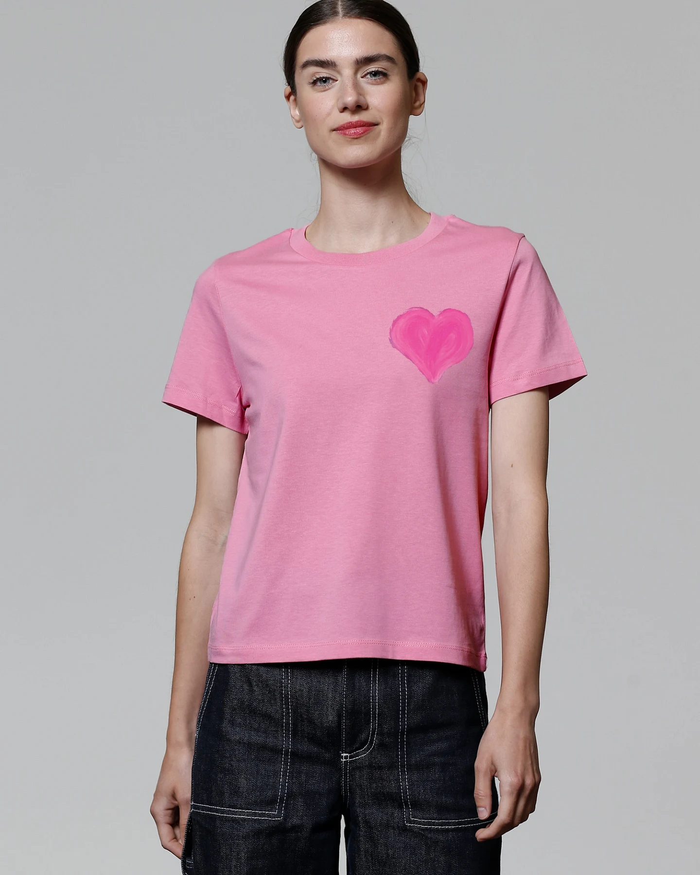 Watapparel T-Shirt Pink Heart – Ansicht 2