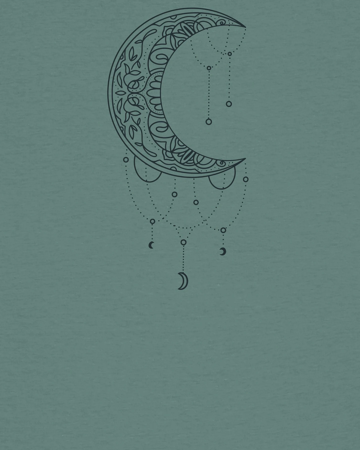 Watapparel T-Shirt Mandala Moon – Ansicht 3