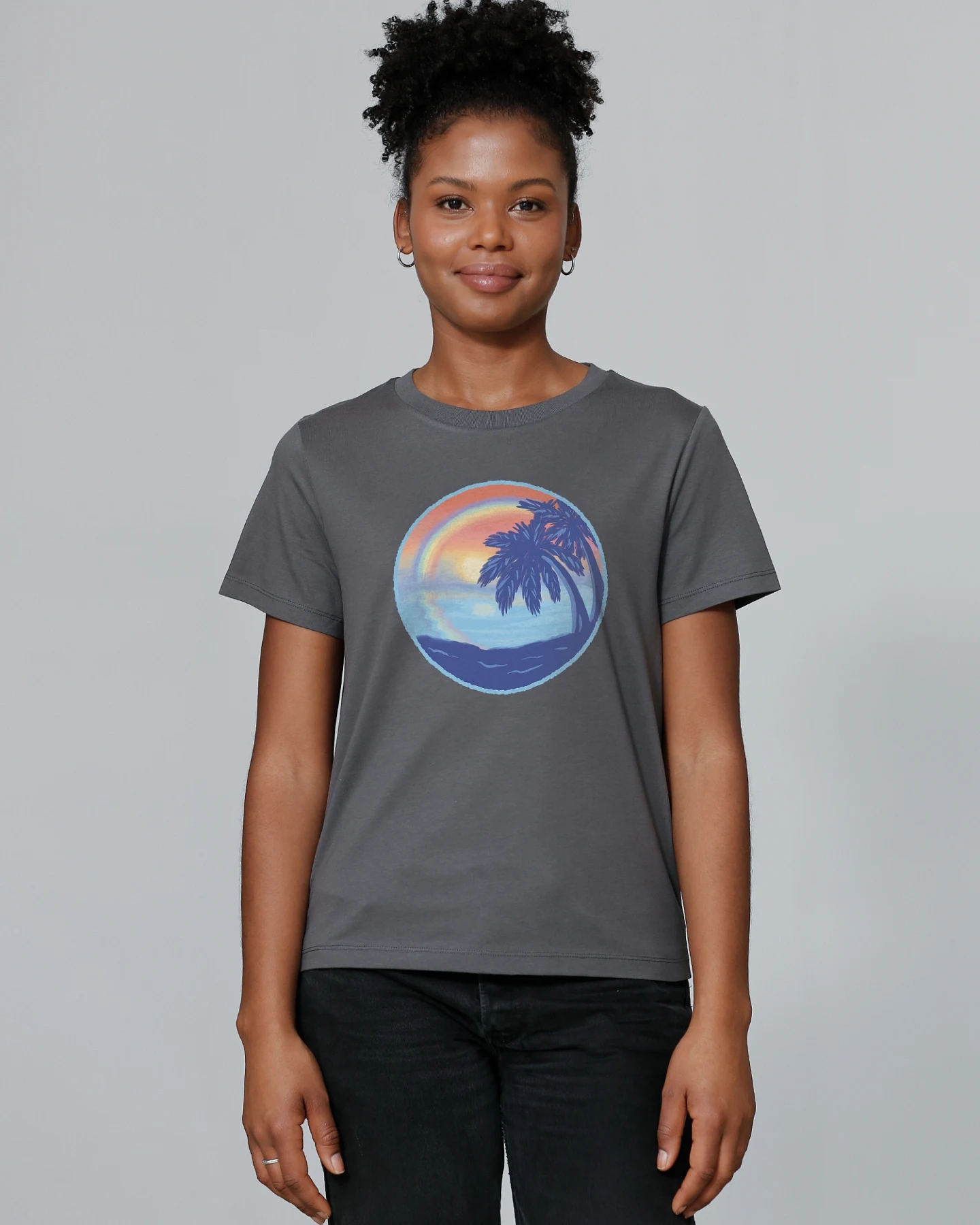 Watapparel T-Shirt Sunset Rainbow – Ansicht 2