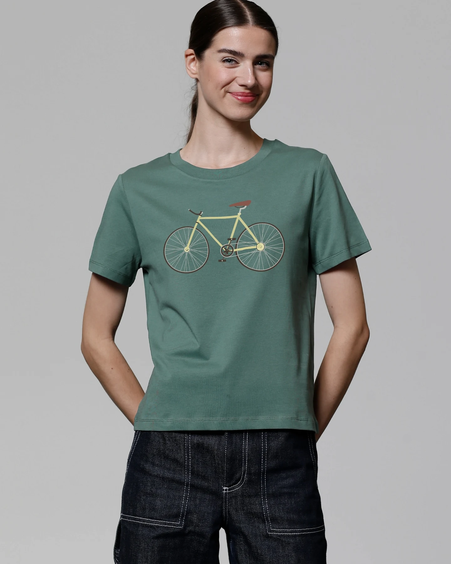 Watapparel Shirt Yellow Bike – Ansicht 2