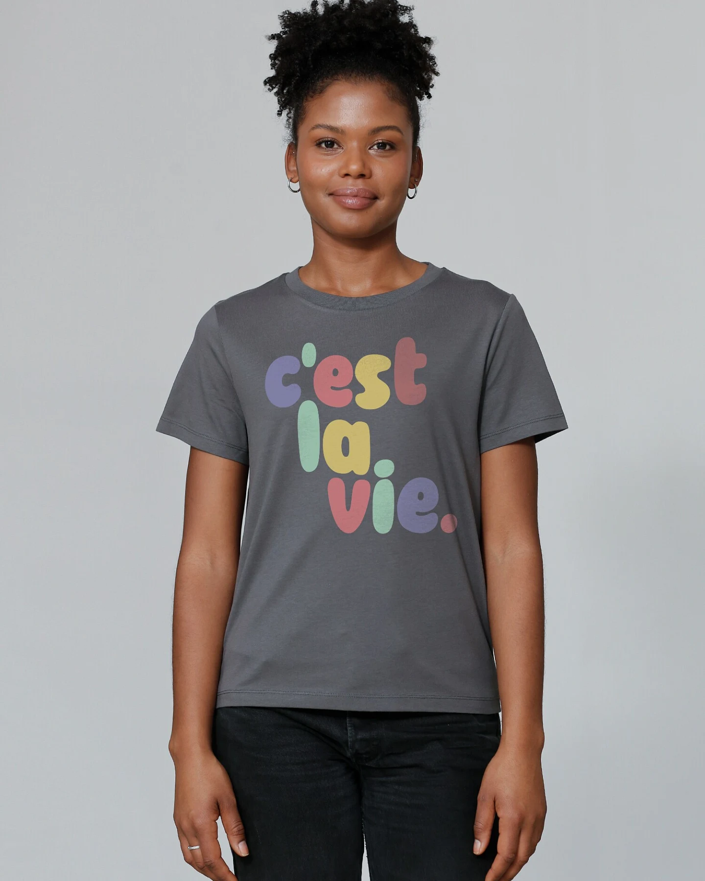 Watapparel T-Shirt cest la vie – Ansicht 2