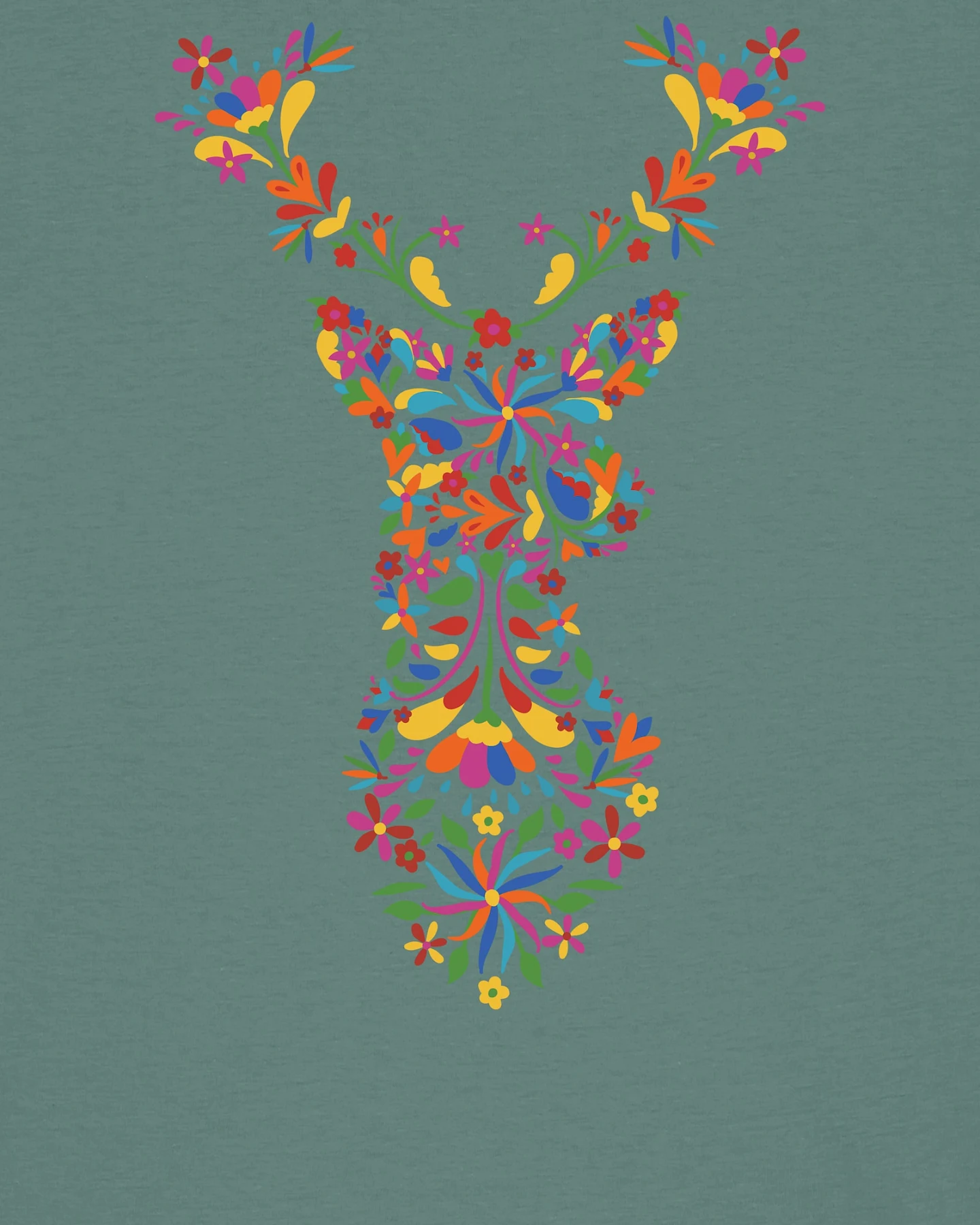 Watapparel Shirt Floral Deer – Ansicht 3