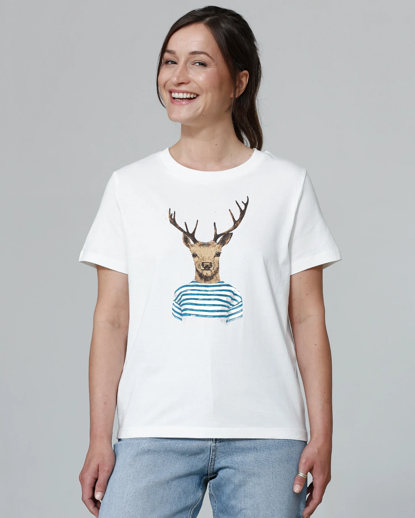 Watapparel T-Shirt Hirsch – Ansicht 2