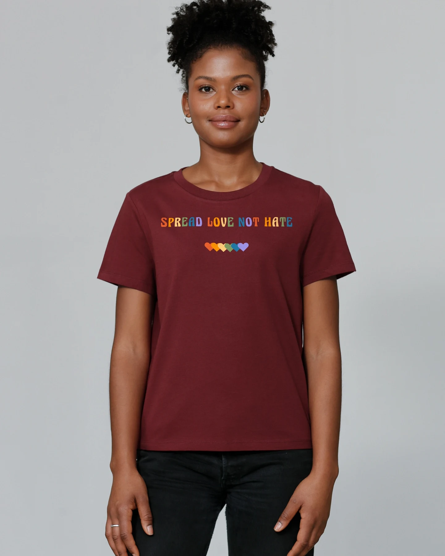 Watapparel Shirt Spread Love not Hate – Ansicht 2