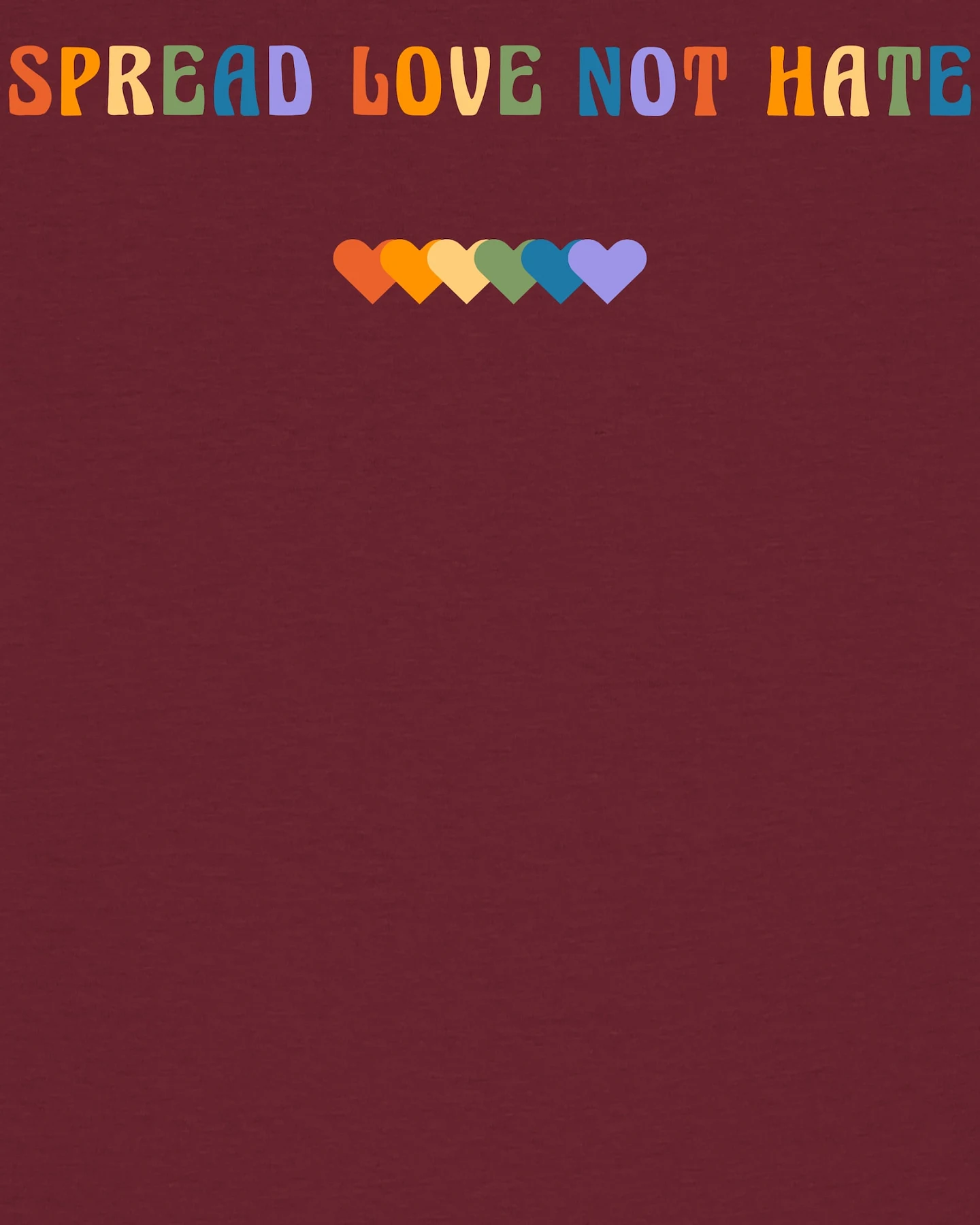 Watapparel Shirt Spread Love not Hate – Ansicht 3