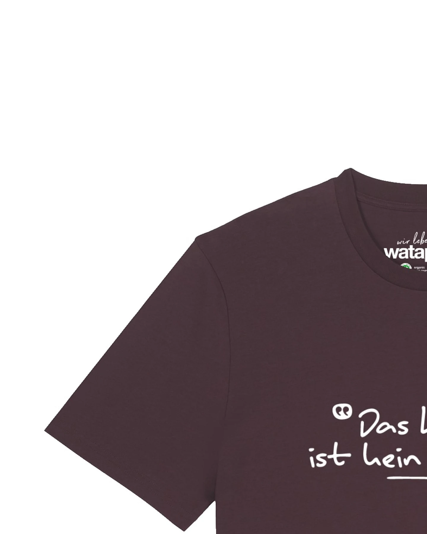 Watapparel T-Shirt Das Leben Ist Kein Ponyhof (GOTS) – Ansicht 3