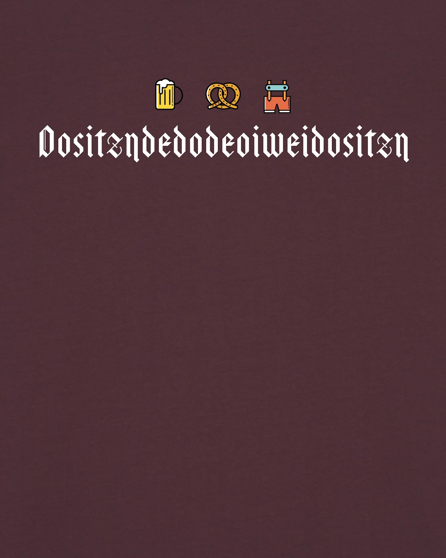 Watapparel T-Shirt Dositzndedodeoiweidositzn – Ansicht 3