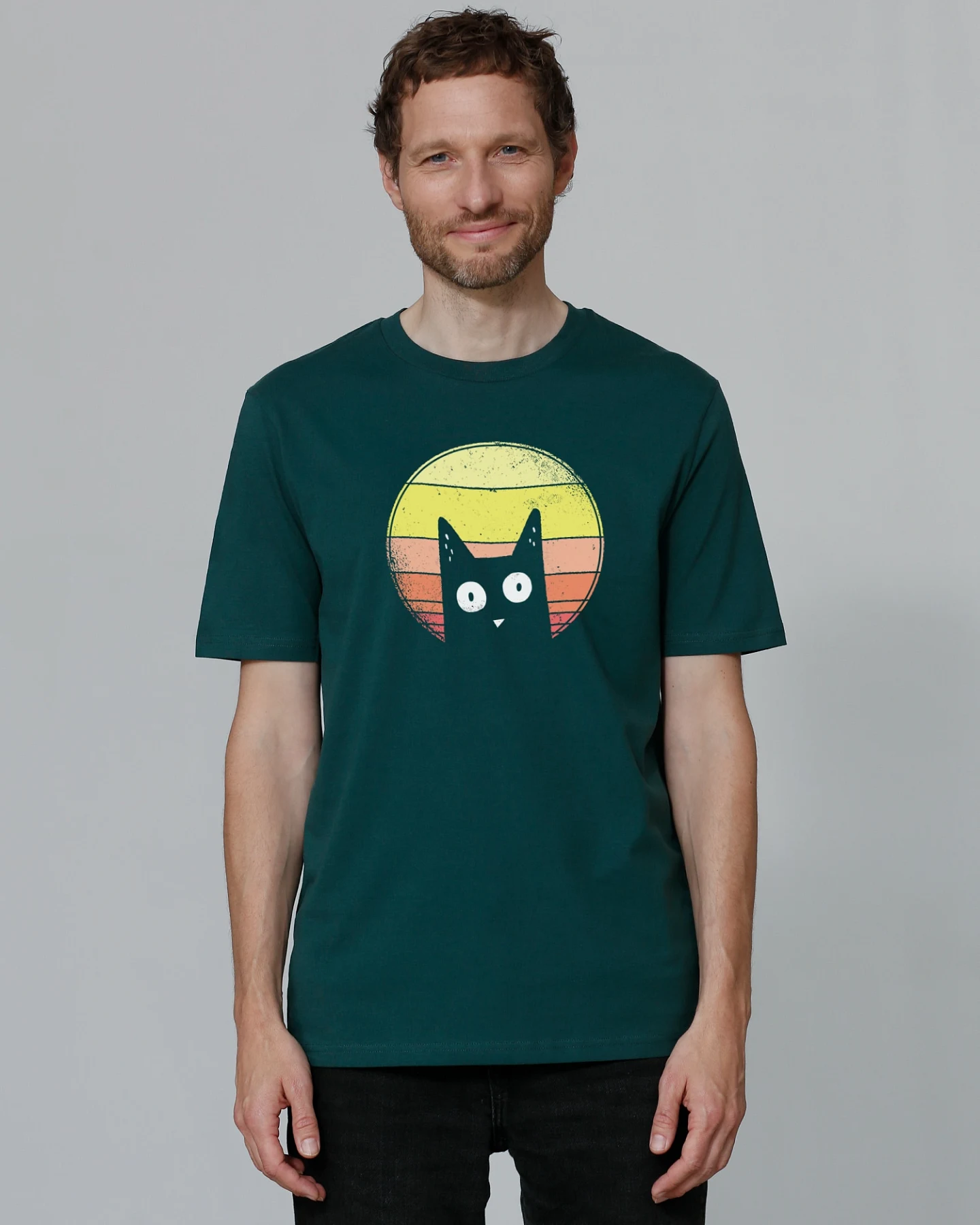 Watapparel Shirt Sunset Cat – Ansicht 2