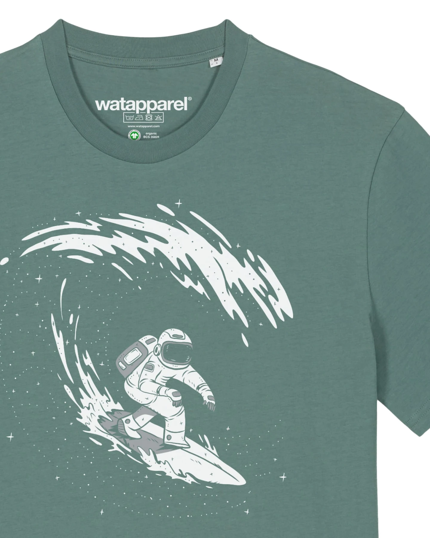 Watapparel T-Shirt Surfing Spaceman – Ansicht 3