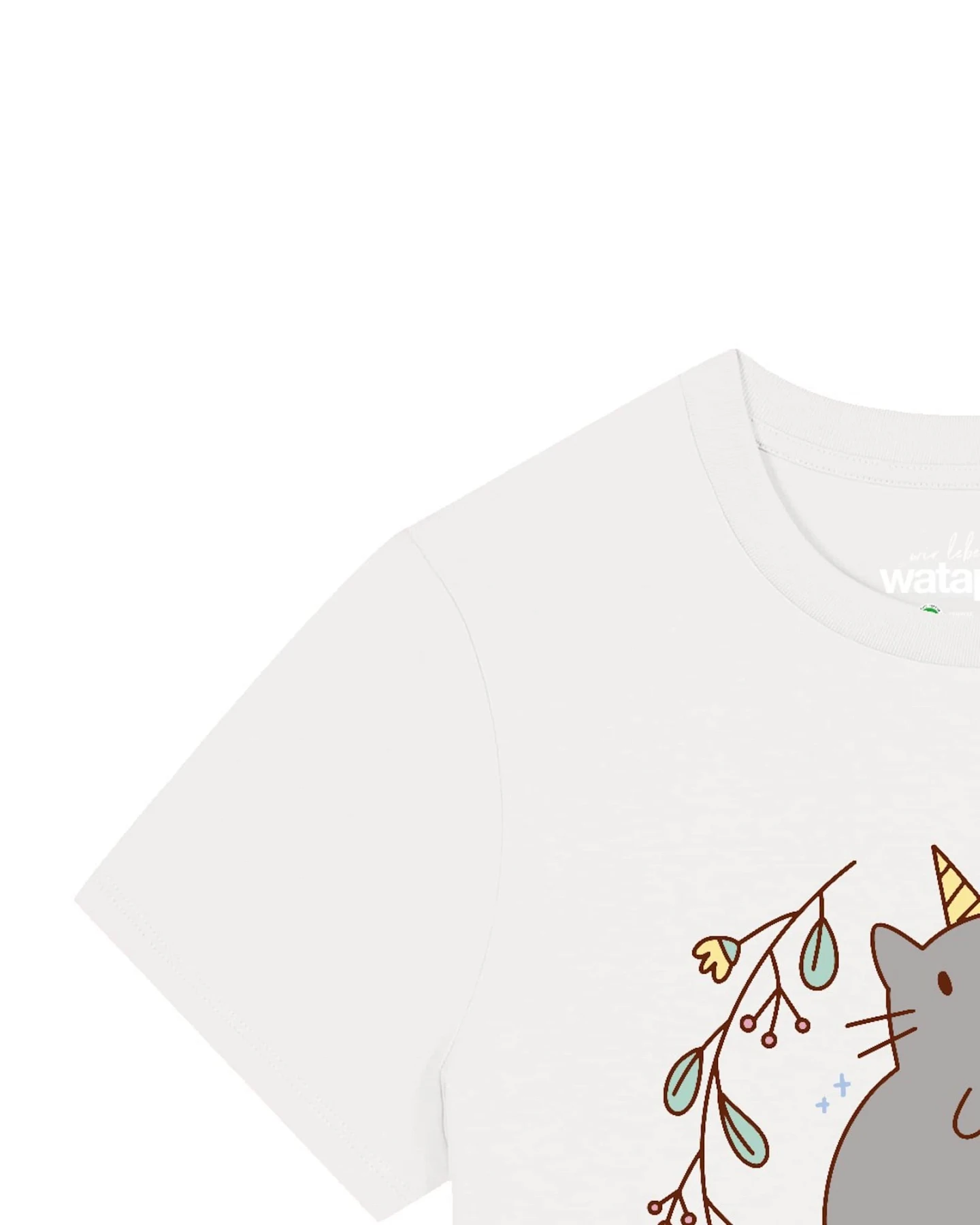 Watapparel T-Shirt Unicorn Cat – Ansicht 3