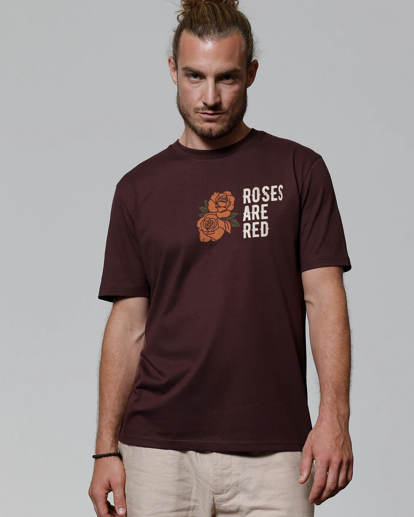 Watapparel T-Shirt Roses are red – Ansicht 2