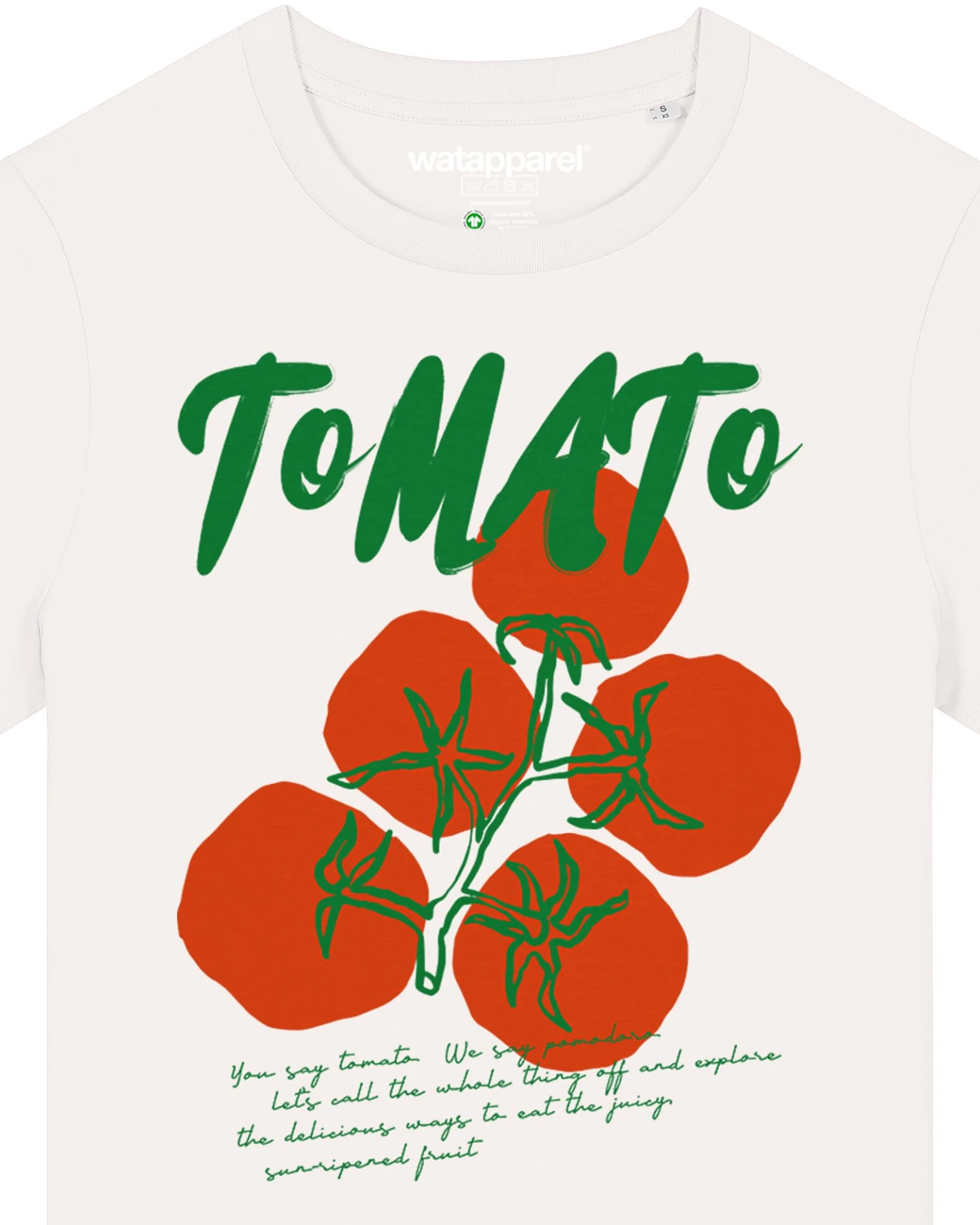 Watapparel T-Shirt Tomato – Ansicht 3