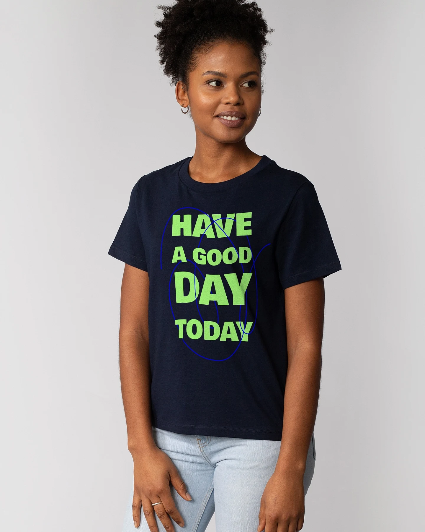 Watapparel T-Shirt Have A Good Day Today – Ansicht 2